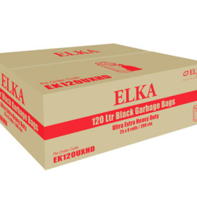 Elka 120L Ultra Extra Heavy Duty Garbage Bags