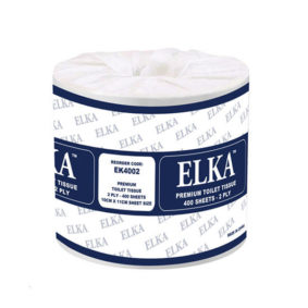 Elka 2 Ply 400 Sheet Premium Toilet Paper