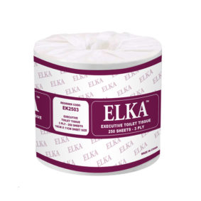 Elka 3 Ply 250 Sheet Premium Toilet Paper