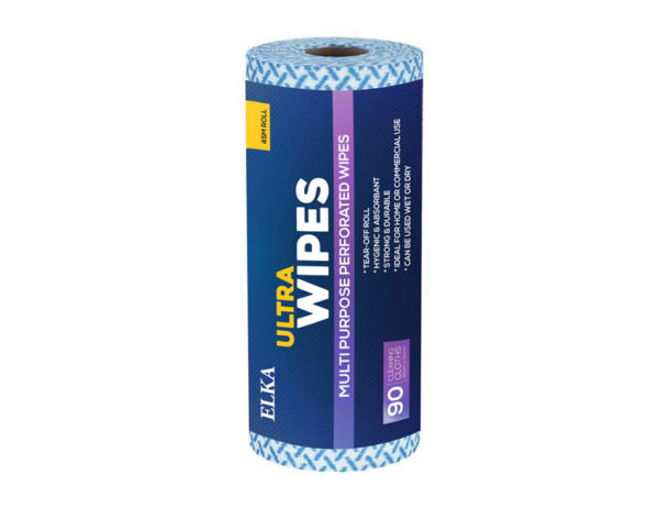 Elka Multi Purpose Wipes Roll - Blue