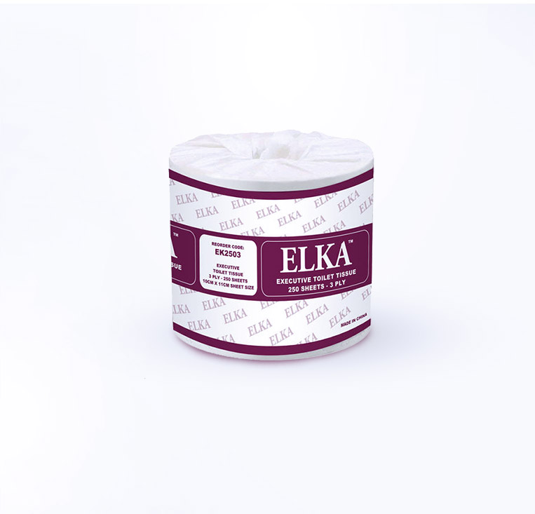 Elka 2 Ply 400 Sheet Executive Toilet Paper