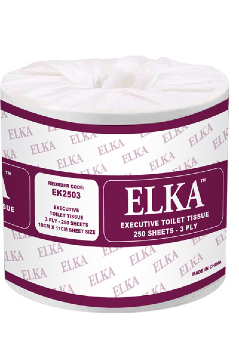 Elka 2 Ply 400 Sheet Executive Toilet Paper